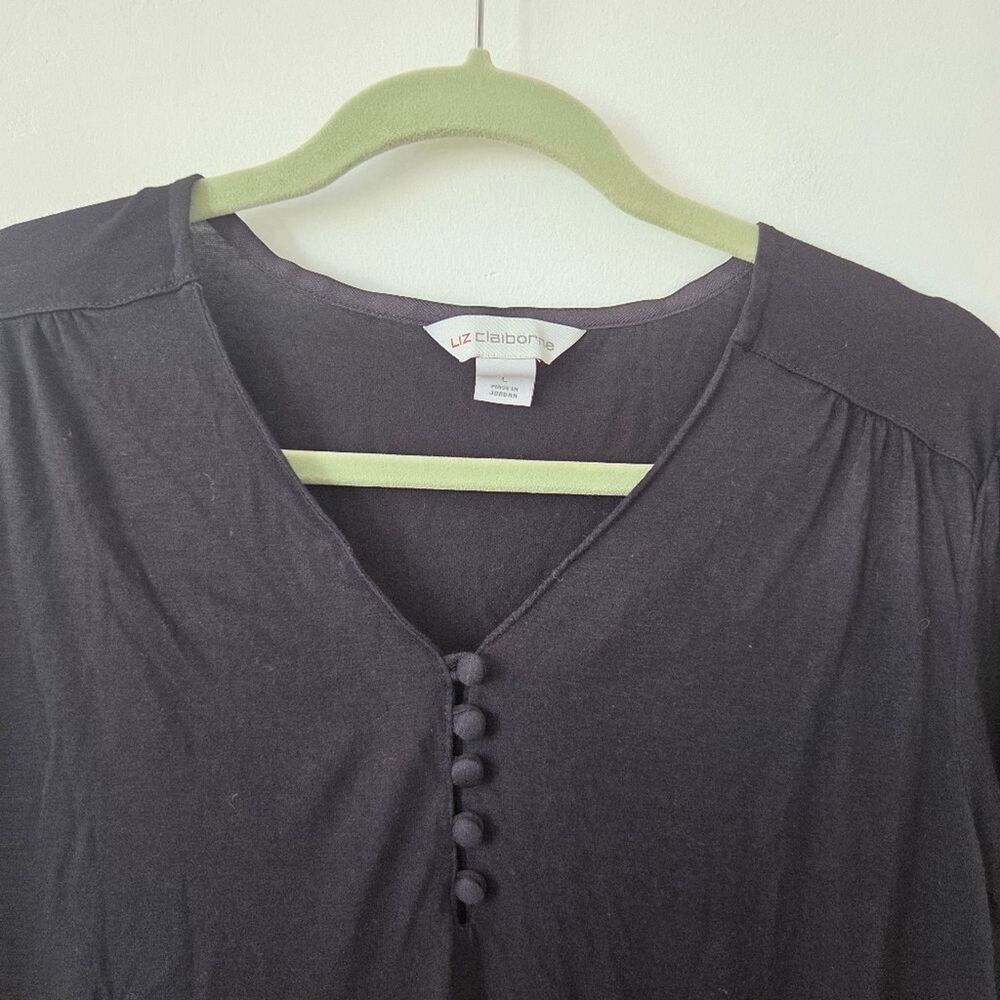 Long Sleeve Shirt Bundle Basics Neutral Solids Knit Tops Large Modest Layering - Picture 3 of 16